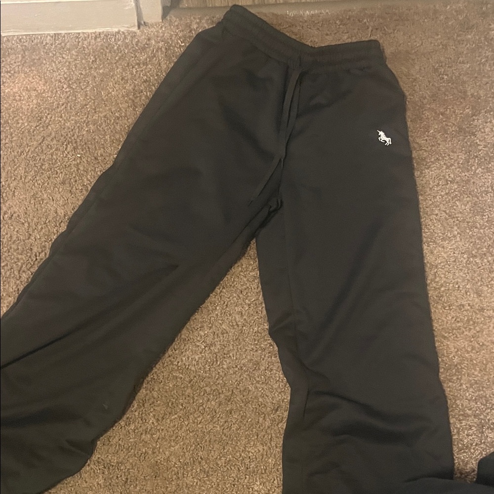 Black Sweatpants with Logo